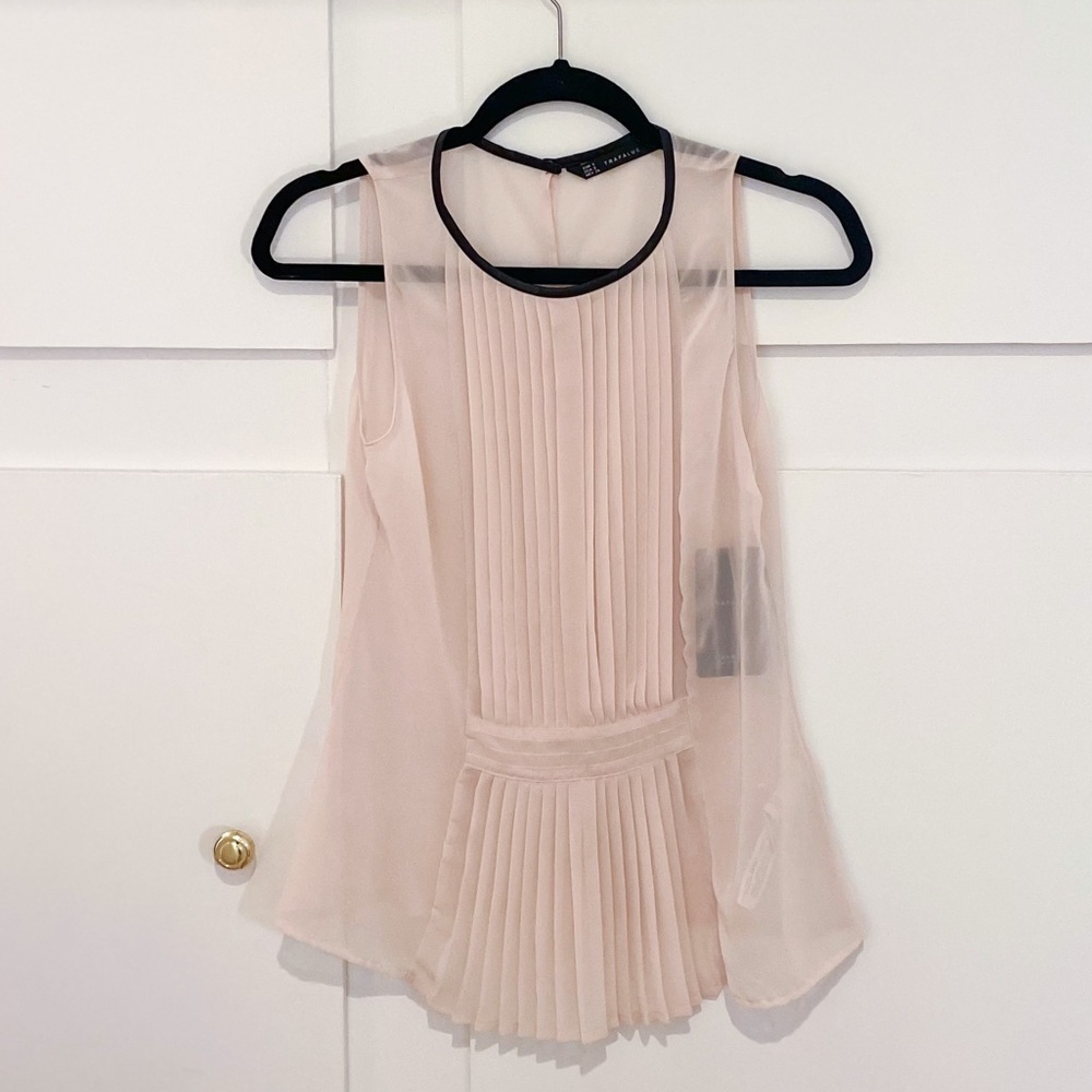 NWT Zara sleeveless sheer tank